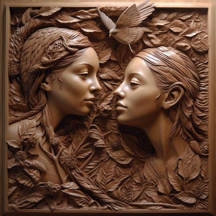 نموذج ثلاثي الأبعاد لآلة CNC 3D Art 